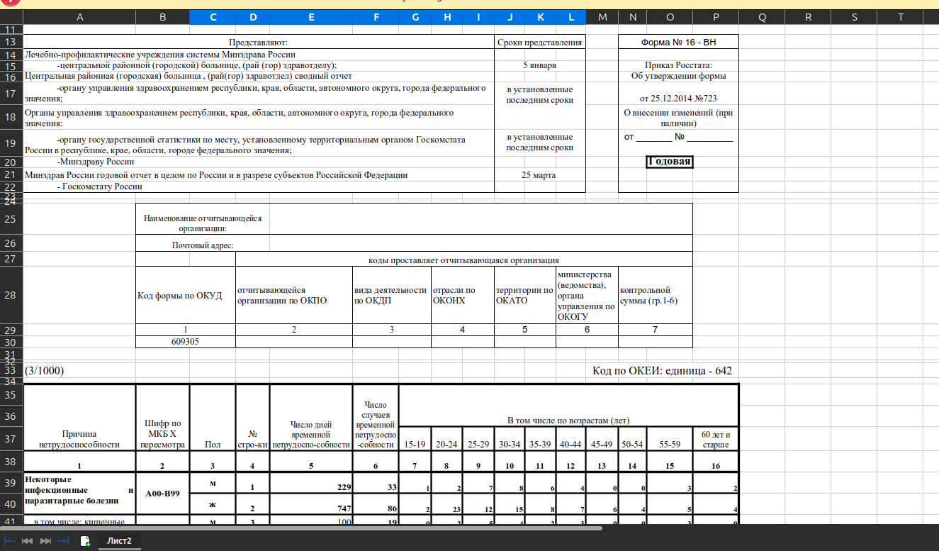 Пример сгенерированного отчета